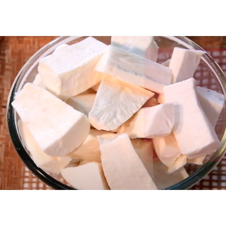 Tapioca - Raw Cut - കപ്പ പുഴുങ്ങാൻ പാകത്തിന്  500gm